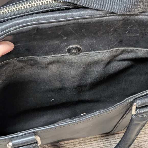 Coach Black Leather Men's Bag - Picture 4 of 15